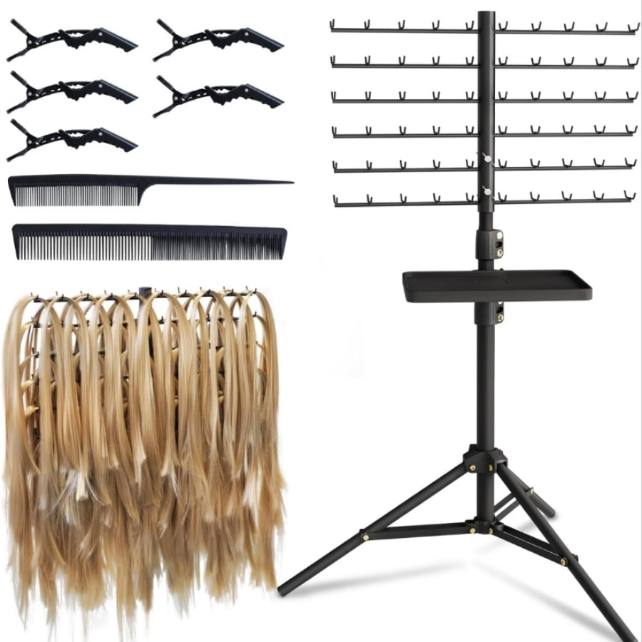 Belt Peg Racking 120 peg Braiding Rack-BLACK