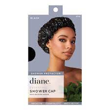 DIANE Essential Shower Cap-BLACK