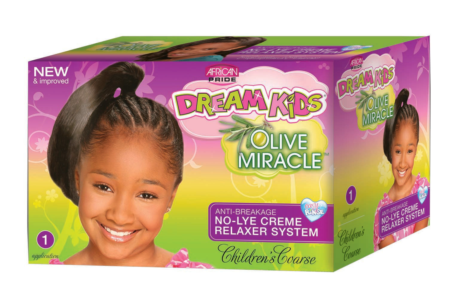 AFRICAN PRIDE Dream Kids Olive Miracle Relaxer Kit SUP